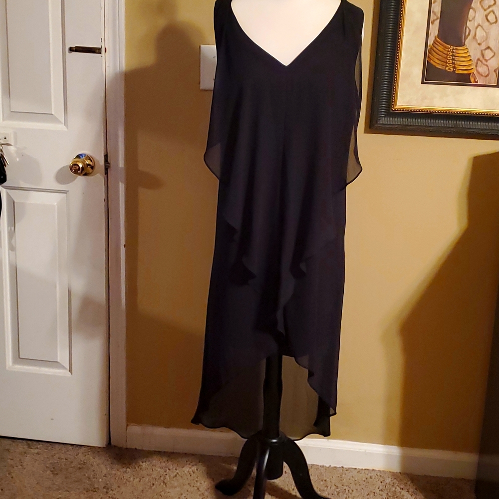 Black Hi-lo Dress